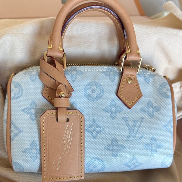 Louis Vuitton Nano Speedy – 130 Years Monogram Baby Blue NWT! - Picture 5 of 8